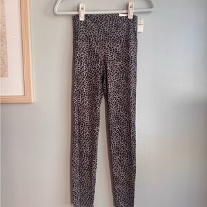 Aerie Animal Print Leggings - Black and Brown